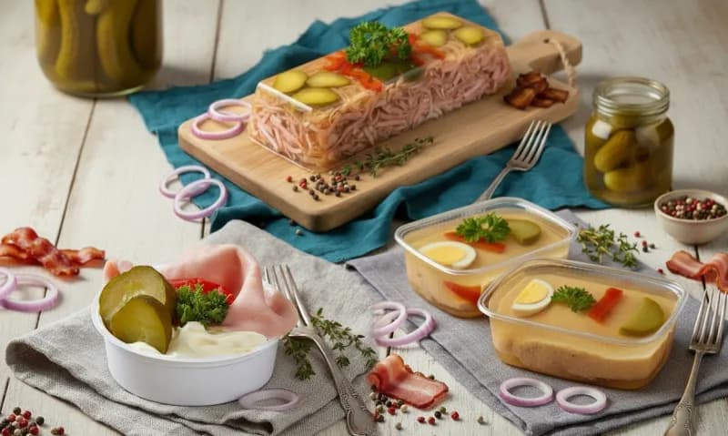 Obložená vejce a aspiky