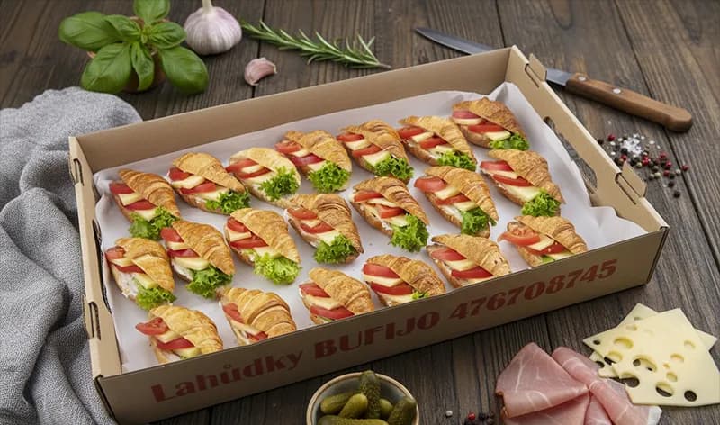 Croissant malý - mozzarella