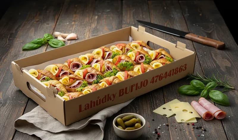 Croissant malý - šunka