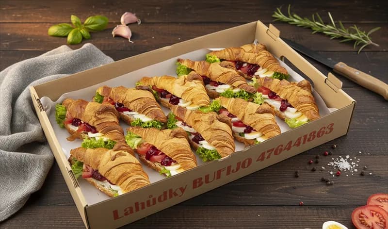 Croissant velký - hermelín