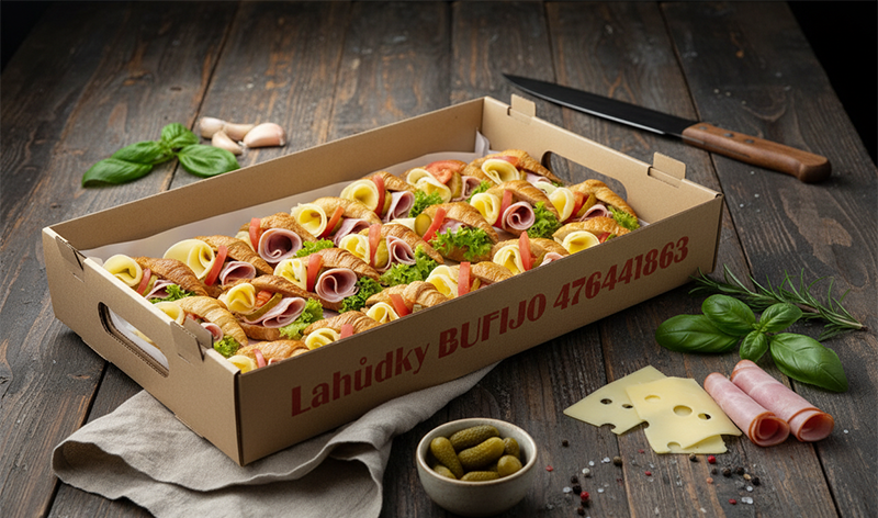 Croissant malý - šunka