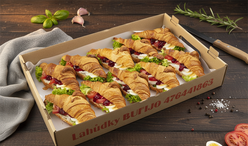 Croissant velký - hermelín